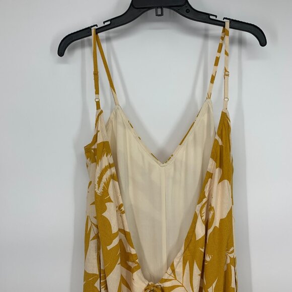 VICI Jumpsuit Waikiki Floral Print Wide Leg Open Back Sleeveless - Picture 9 of 13